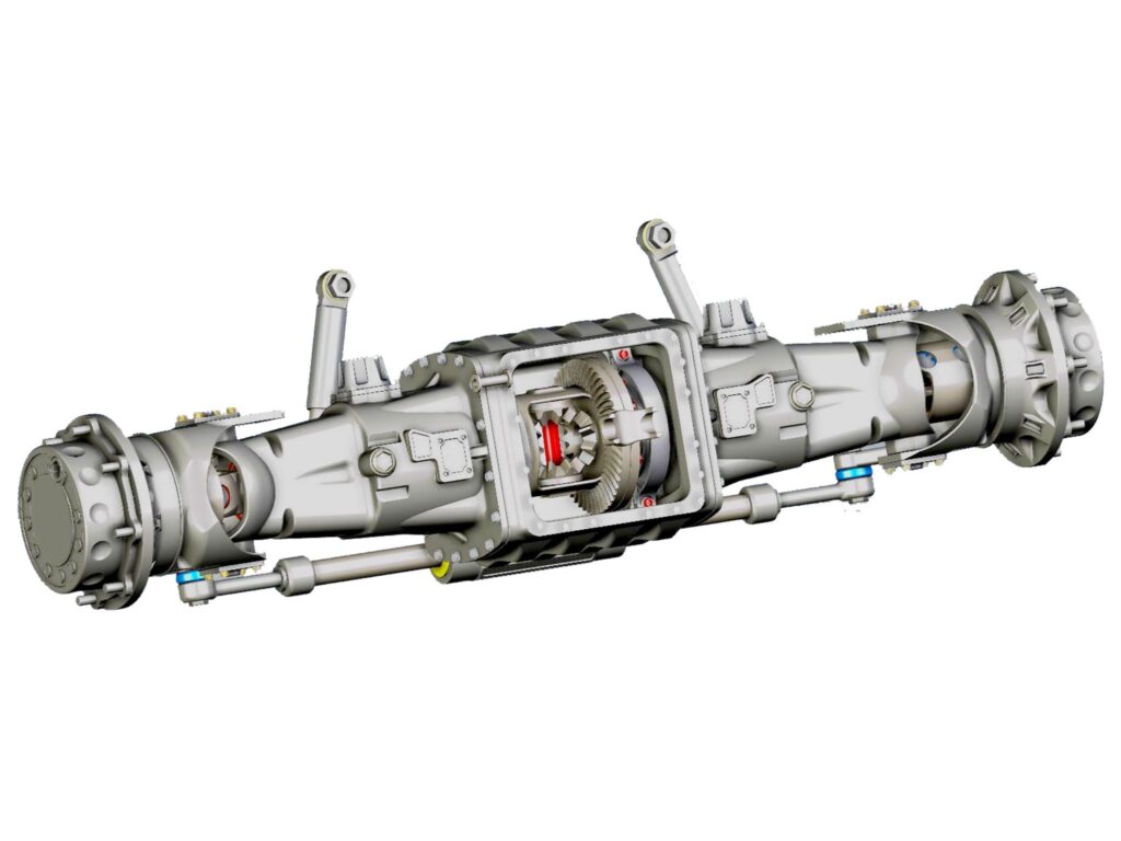 Différentiel de tracteur - Bureau d'études CAMCAD.fr